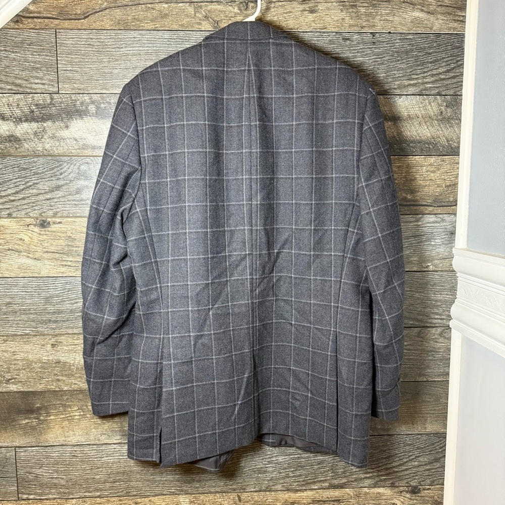 Lauren Ralph Lauren Gray Plaid Blazer - Picture 4 of 14